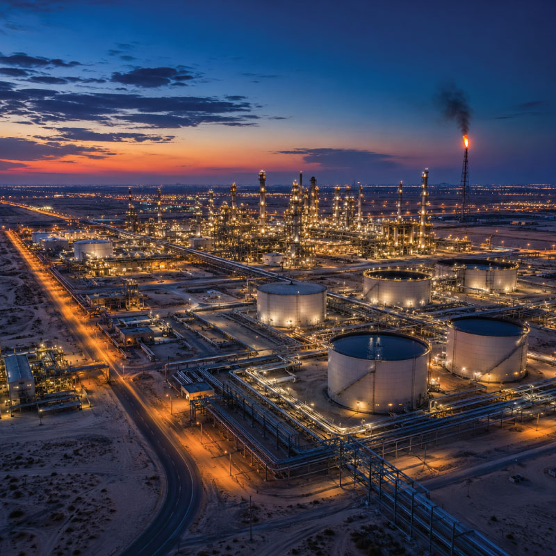 From drilling programs to production facilities, QOIEC supports field development through technical excellence, safety, and operational planning.