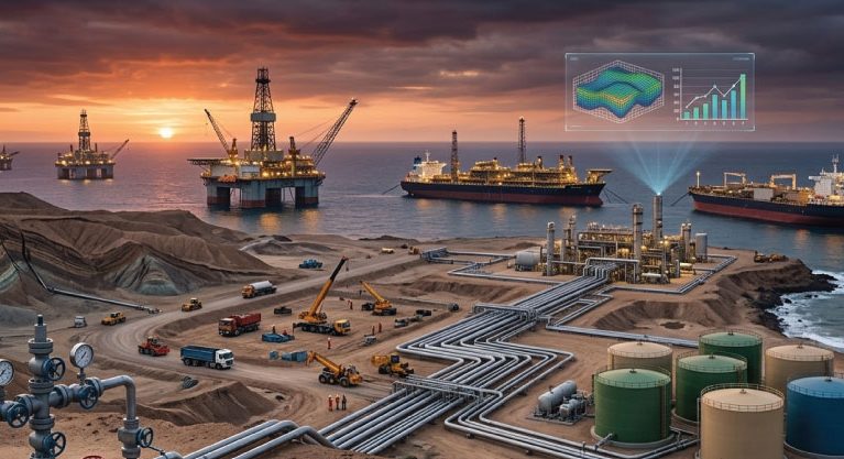 The company participates in the planning and development of oil and gas fields, including drilling programs, production facilities, and infrastructure planning.