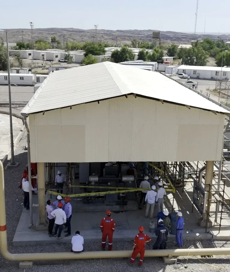 The project for the construction of the Cheshmeh Khosh and Paydar-e Gharb gas compression stations.